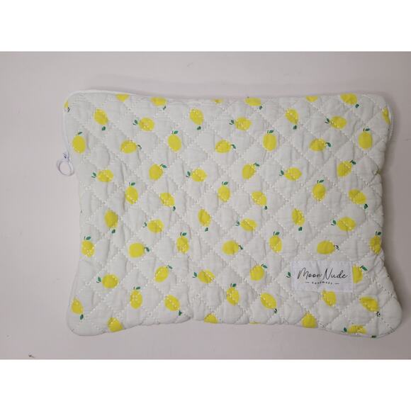 Moon Nude Handmade Lemon Print Quilted Bag/Pouch - Picture 1 of 5